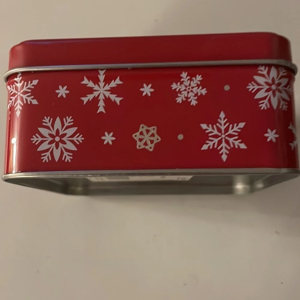 Christmas party tin